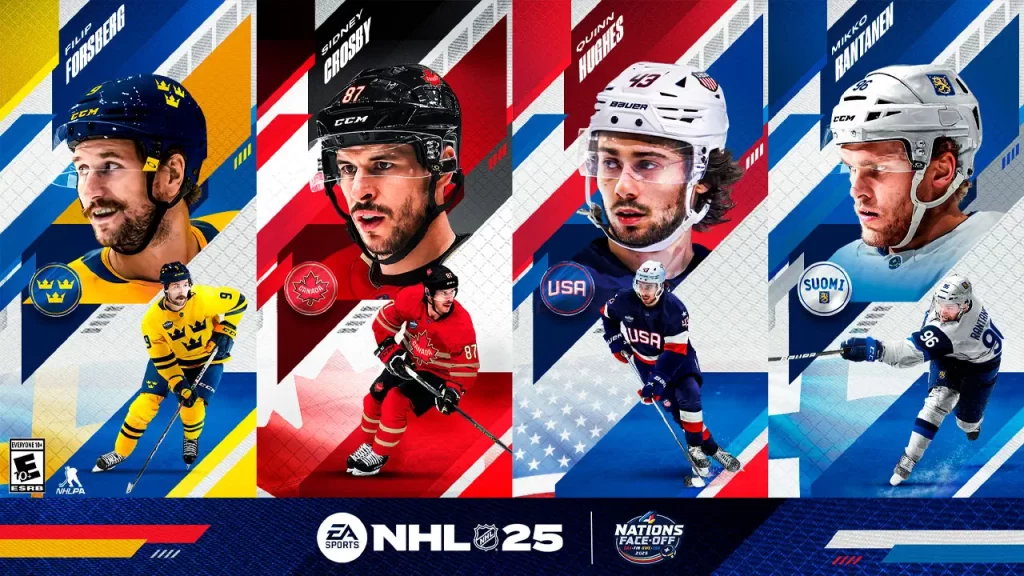 EA Sports NHL 25 celebra el 4 Nations Face-Off con fin de semana gratuito