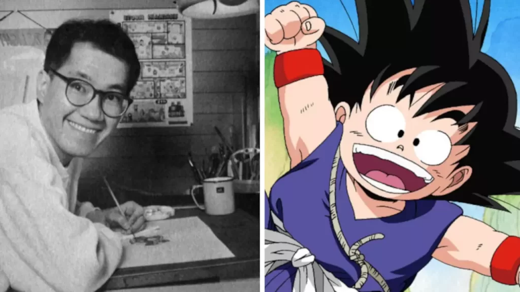 ¡Justo en al nostalgia! Surge emotiva foto entre Akira Toriyama y la voz de Goku en tiempos más sencillos