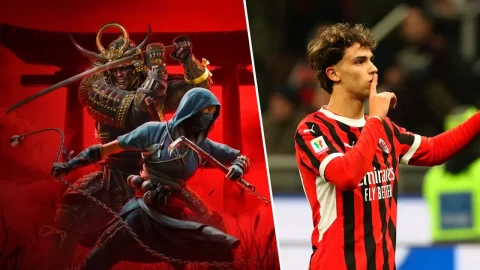 Assassin's Creed Shadows realiza colaboración con el A.C. Milan, aunque ya no le tocó al bebote