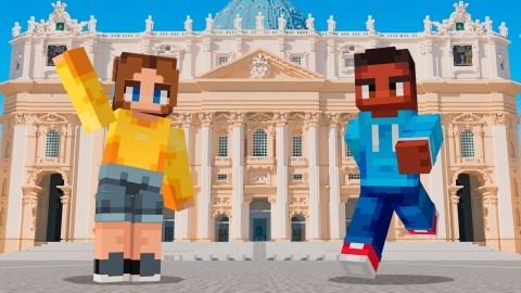 Minecraft se pone educativo y te lleva a la Basílica de San Pedro