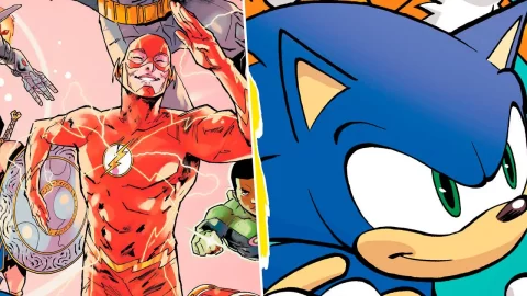 Sonic tendrá su crossover con la Justice League y el arte luce impresionante
